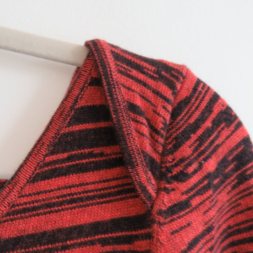 REBECCA MINKOFF Silk Cashmere Open Back Essef Sweater Dress Burnt Orange Size S - Picture 5 of 16